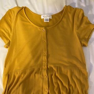 Cute mustard yellow top from tillys